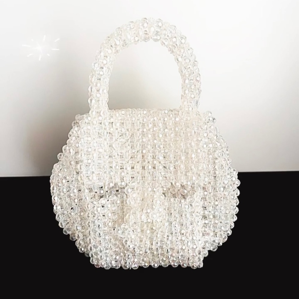 Backpack beaded bag